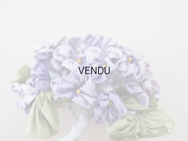 画像4: アンティーク 菫のブーケ ロココモチーフ