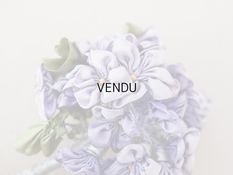 画像5: アンティーク 菫のブーケ ロココモチーフ