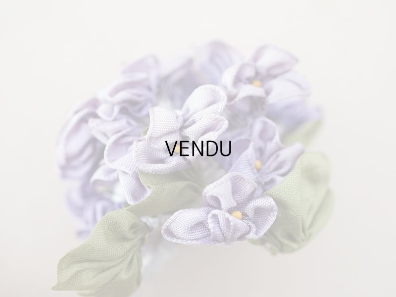 画像3: アンティーク 菫のブーケ ロココモチーフ