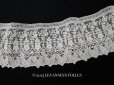 画像1: 19世紀末 アンティーク アプリカシオン・ブリュッセルレース ポワンドガーズ＆ボビンレース 1.55m (1)