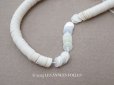 画像1: アンティーク スパンコール ミルキーホワイト オーロラ加工 5mm  (1)