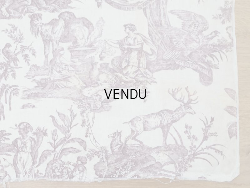 画像14: 19世紀 アンティーク トワルドジュイ LES QUATRES PARTIES DU MONDE - JEAN-BAPTISTE HUET - 