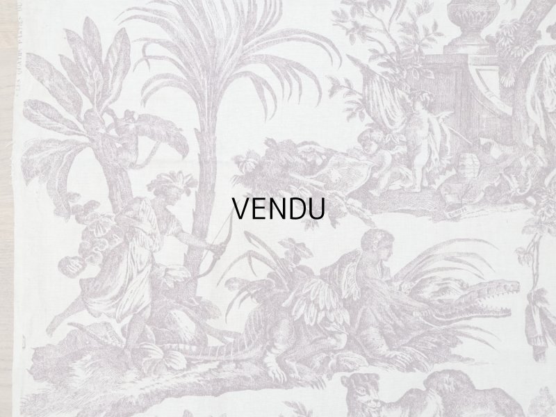 画像5: 19世紀 アンティーク トワルドジュイ LES QUATRES PARTIES DU MONDE - JEAN-BAPTISTE HUET - 