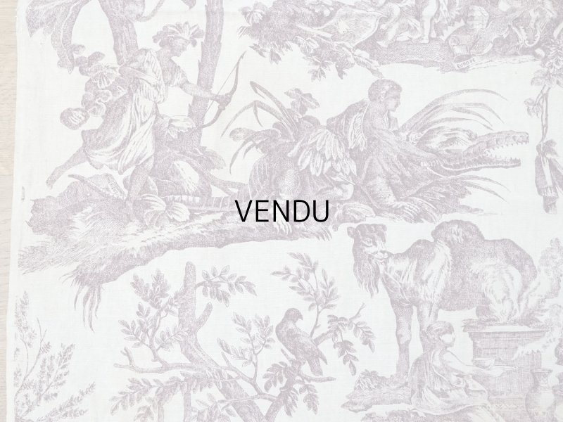 画像11: 19世紀 アンティーク トワルドジュイ LES QUATRES PARTIES DU MONDE - JEAN-BAPTISTE HUET - 