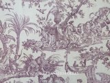 19世紀 アンティーク トワルドジュイ LES QUATRES PARTIES DU MONDE - JEAN-BAPTISTE HUET - 