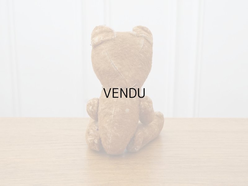 画像5: アンティーク ベア ピンクの耳 コーヒーブラウン