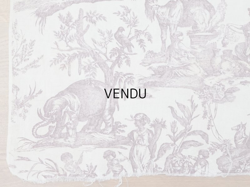 画像13: 19世紀 アンティーク トワルドジュイ LES QUATRES PARTIES DU MONDE - JEAN-BAPTISTE HUET - 