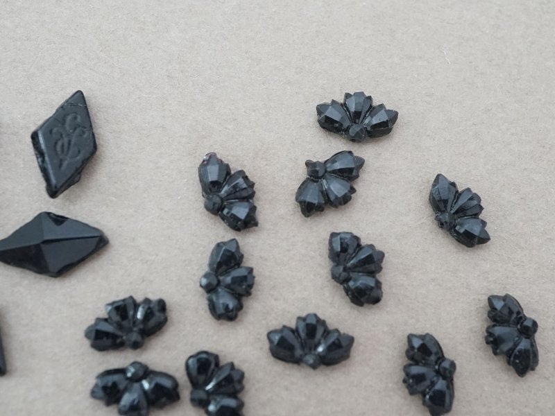 画像3: *蚤の市セット*フレンチジェットのビーズ 2種のセット