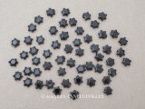 ＊蚤の市セット＊星のフレンチジェットのビーズ 55ピースのセット