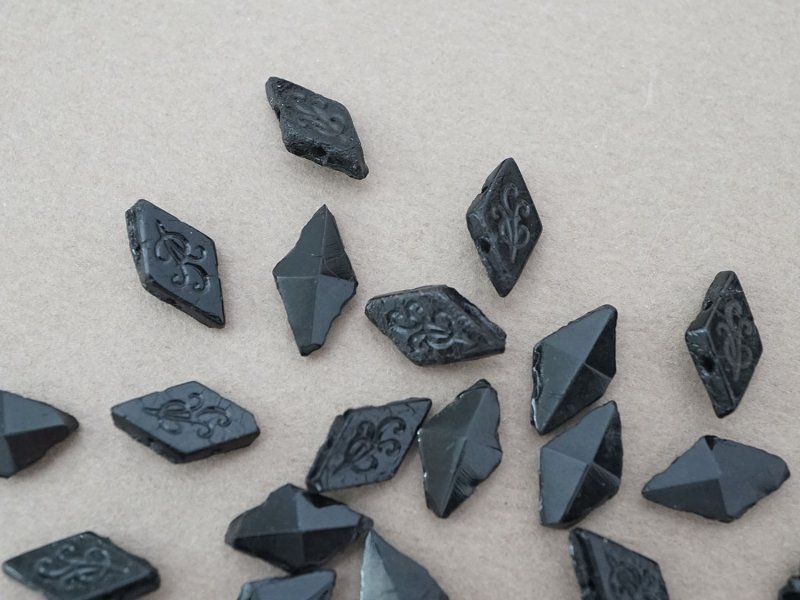 画像5: *蚤の市セット*フレンチジェットのビーズ 2種のセット