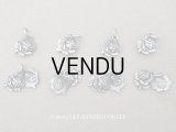 ＊蚤の市セット＊アンティーク メダイユ 8ピースのセット 薔薇&聖母マリア 
