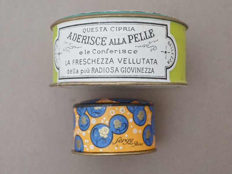 画像5: *蚤の市* 未使用 パウダーボックス2点セット アンティーク