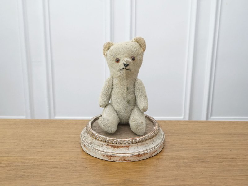 画像9: アンティーク 小さなベア アイスブルー