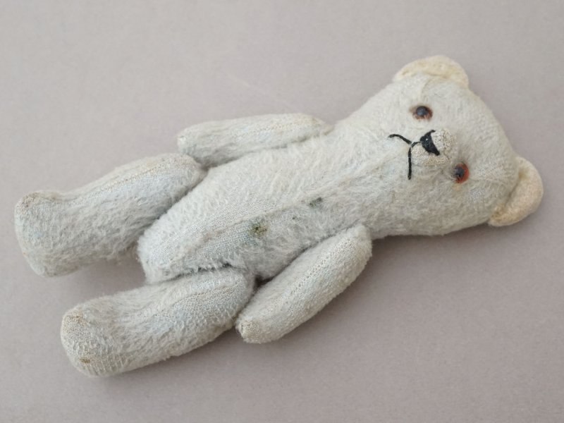 画像7: アンティーク 小さなベア アイスブルー