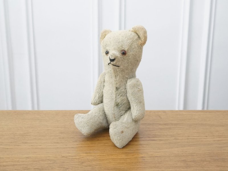 画像3: アンティーク 小さなベア アイスブルー