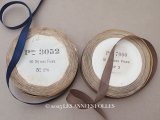 ＊蚤の市セット＊ ライトブラウン＆ネイビー リボン2点セット アンティーク 