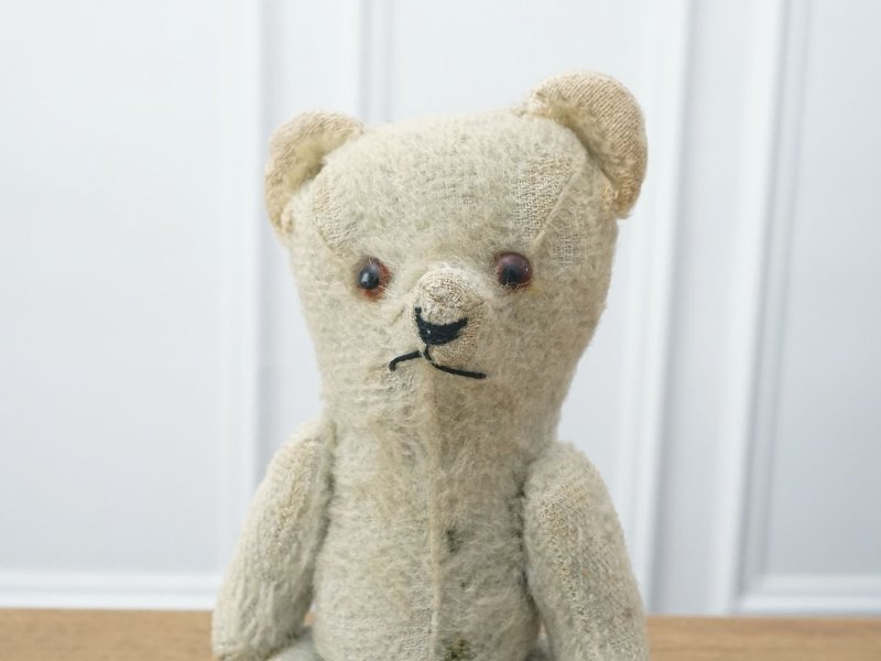 画像5: アンティーク 小さなベア アイスブルー