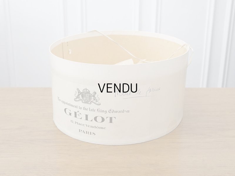 画像8: アンティーク ハットボックス - GELOT -
