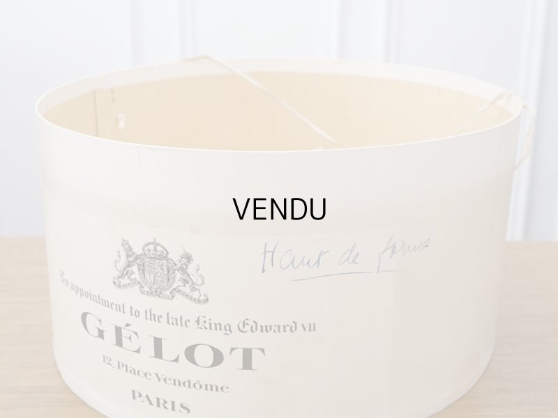 画像9: アンティーク ハットボックス - GELOT -