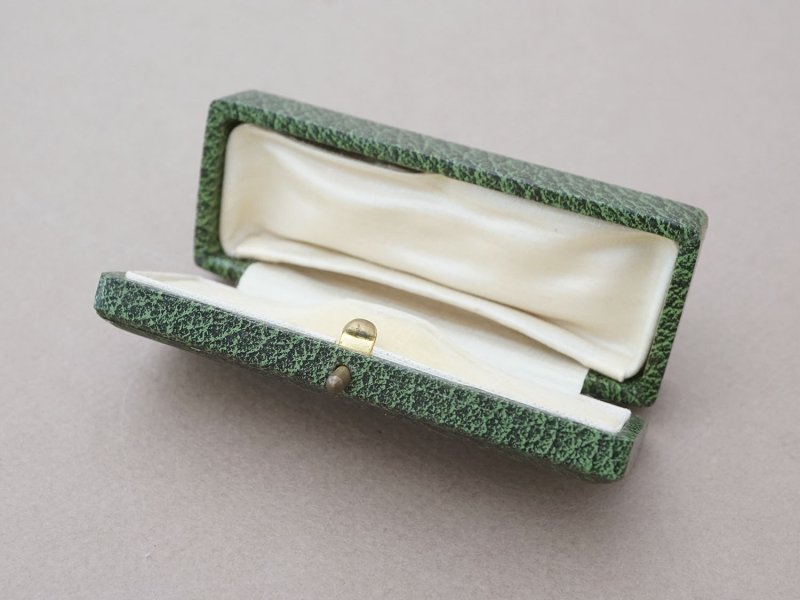 画像7: アンティーク 金彩入り ジュエリーボックス グリーン