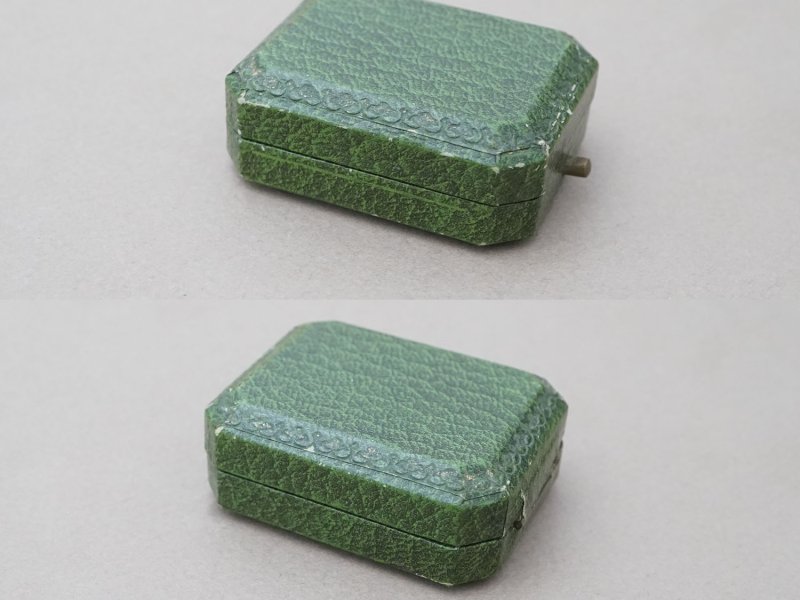 画像7: アンティーク ジュエリーボックス ベビーブルー＆グリーン