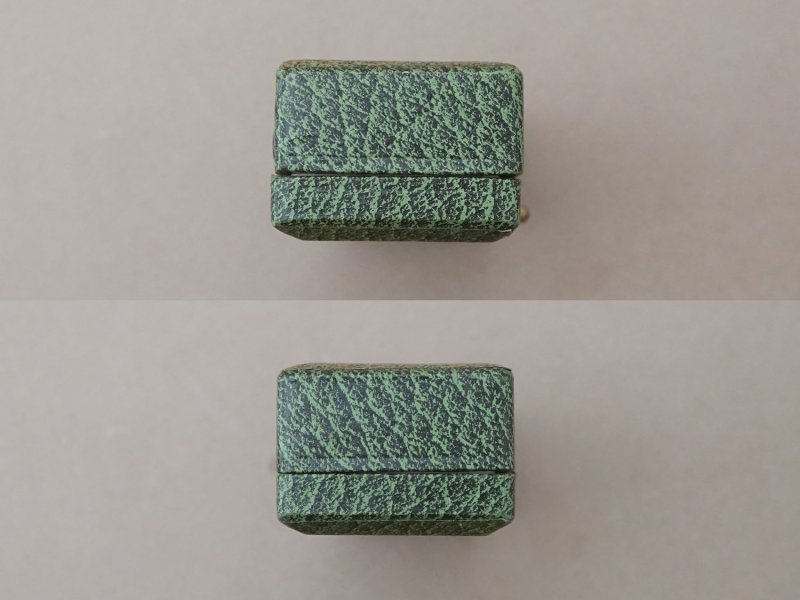 画像4: アンティーク 金彩入り ジュエリーボックス グリーン