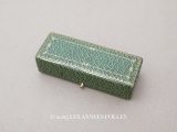 アンティーク 金彩入り ジュエリーボックス グリーン