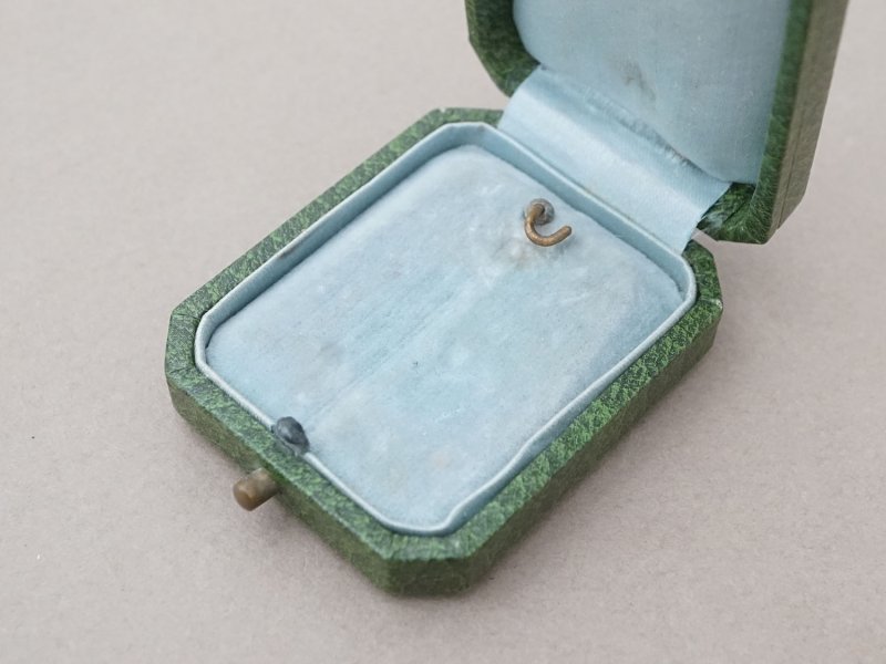 画像3: アンティーク ジュエリーボックス ベビーブルー＆グリーン