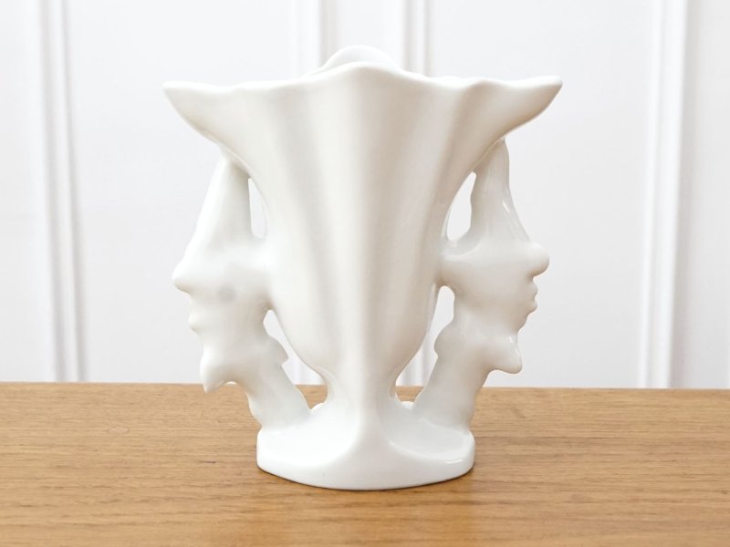 画像4: アンティーク グローブドマリエのフラワーベース パンジーのメタルモチーフ付