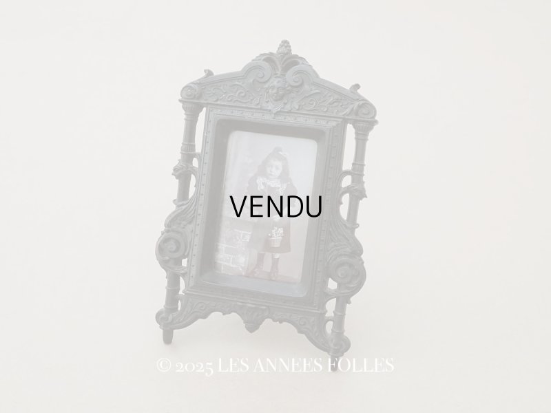 画像1: 19世紀 アンティーク 木製 天使のフォトフレーム ナポレオン3世時代