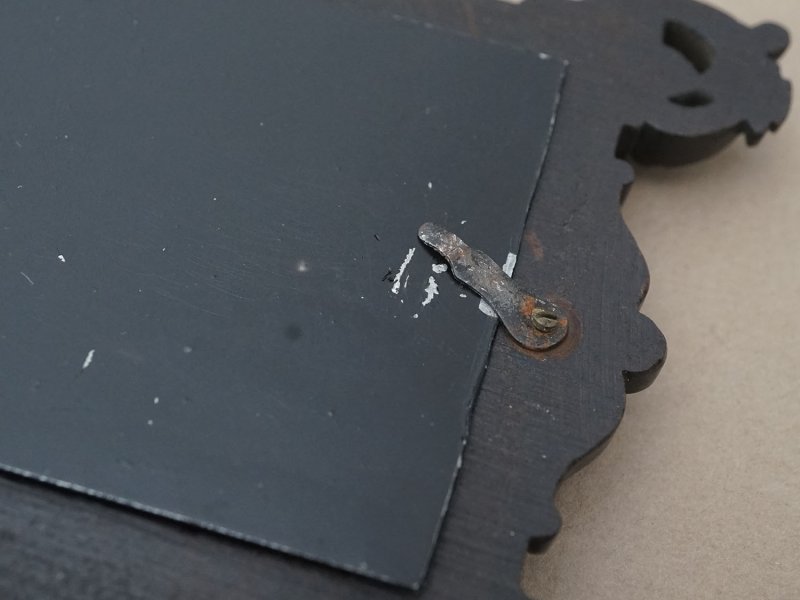 画像10: 19世紀 アンティーク 木製 リボン&メダイヨン フォトフレーム ナポレオン3世時代