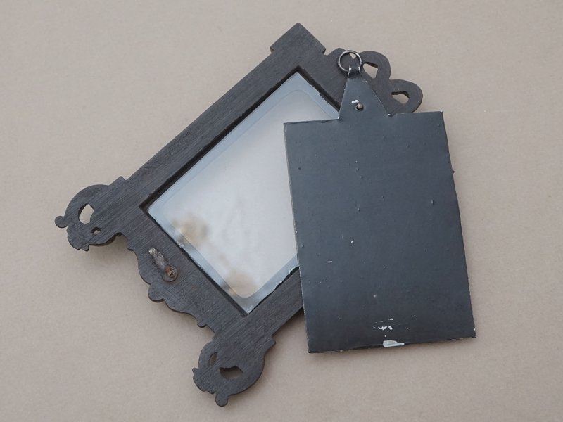 画像7: 19世紀 アンティーク 木製 リボン&メダイヨン フォトフレーム ナポレオン3世時代