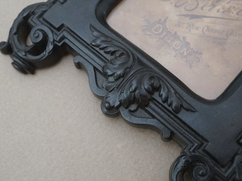 画像4: 19世紀 アンティーク 木製 リボン&メダイヨン フォトフレーム ナポレオン3世時代