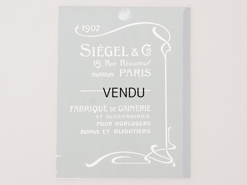 画像4: 【15周年セール対象外】1907年 アンティーク ジュエラー用 什器のカタログ - SIEGEL & Cie -