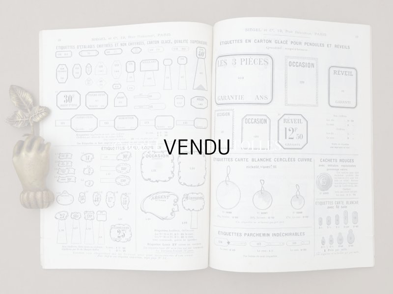 画像17: 【15周年セール対象外】1907年 アンティーク ジュエラー用 什器のカタログ - SIEGEL & Cie -