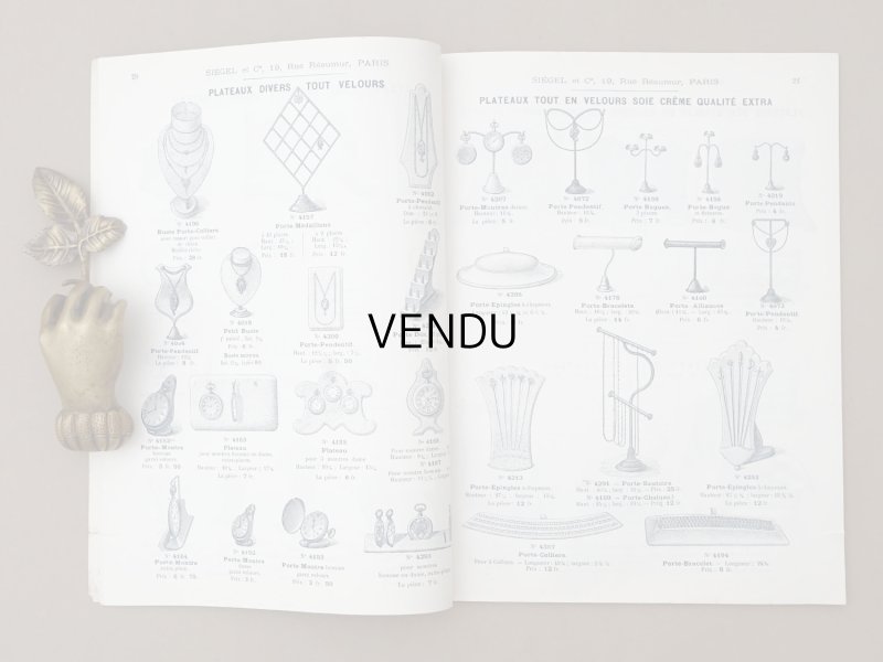 画像12: 【15周年セール対象外】1907年 アンティーク ジュエラー用 什器のカタログ - SIEGEL & Cie -