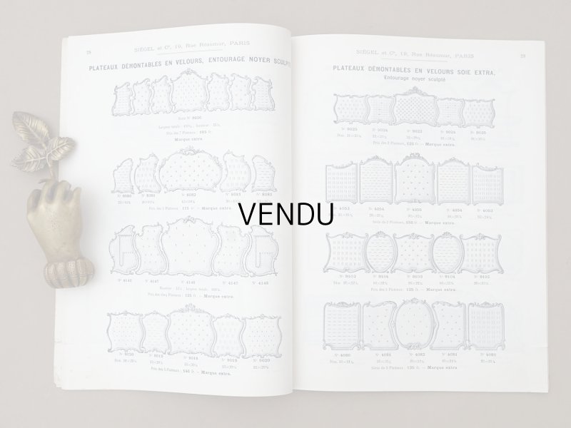 画像13: 【15周年セール対象外】1907年 アンティーク ジュエラー用 什器のカタログ - SIEGEL & Cie -