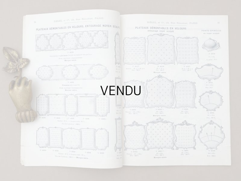 画像11: 【15周年セール対象外】1907年 アンティーク ジュエラー用 什器のカタログ - SIEGEL & Cie -