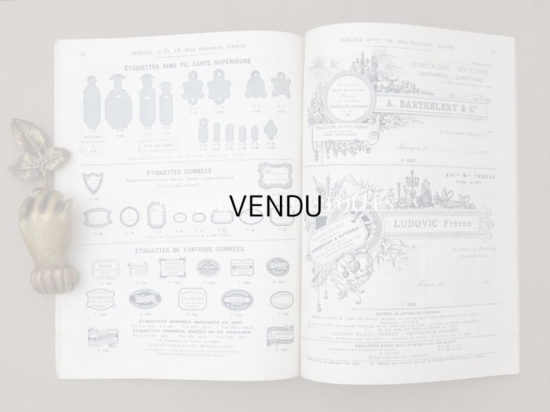 画像18: 【15周年セール対象外】1907年 アンティーク ジュエラー用 什器のカタログ - SIEGEL & Cie -