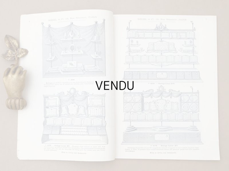 画像9: 【15周年セール対象外】1907年 アンティーク ジュエラー用 什器のカタログ - SIEGEL & Cie -