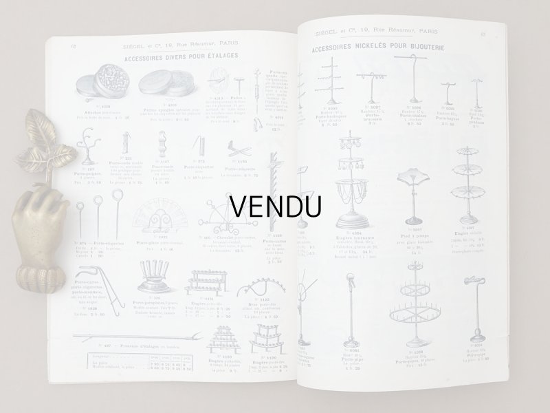 画像20: 【15周年セール対象外】1907年 アンティーク ジュエラー用 什器のカタログ - SIEGEL & Cie -