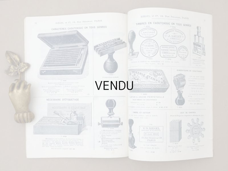 画像19: 【15周年セール対象外】1907年 アンティーク ジュエラー用 什器のカタログ - SIEGEL & Cie -