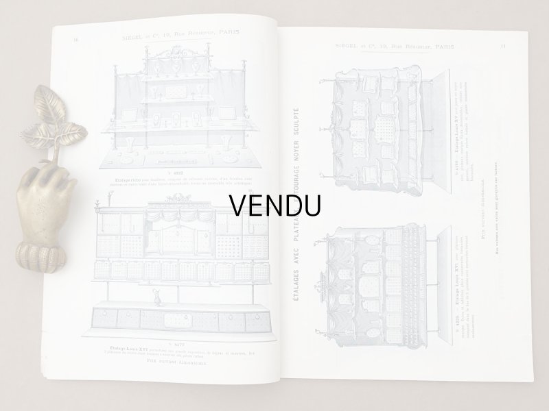 画像10: 【15周年セール対象外】1907年 アンティーク ジュエラー用 什器のカタログ - SIEGEL & Cie -