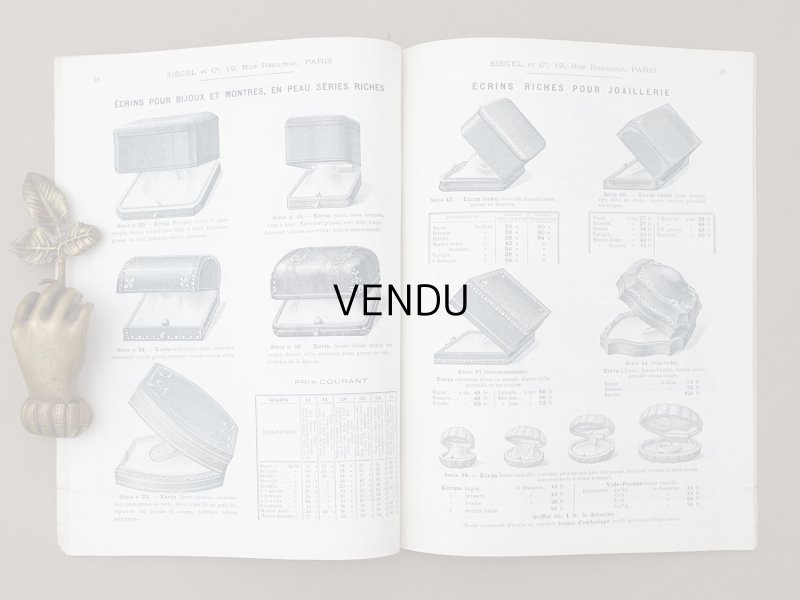 画像16: 【15周年セール対象外】1907年 アンティーク ジュエラー用 什器のカタログ - SIEGEL & Cie -