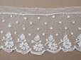 画像10: 19世紀 未使用 アンティーク アランソンレース 花模様 3.3m 6cm幅 ニードルレース