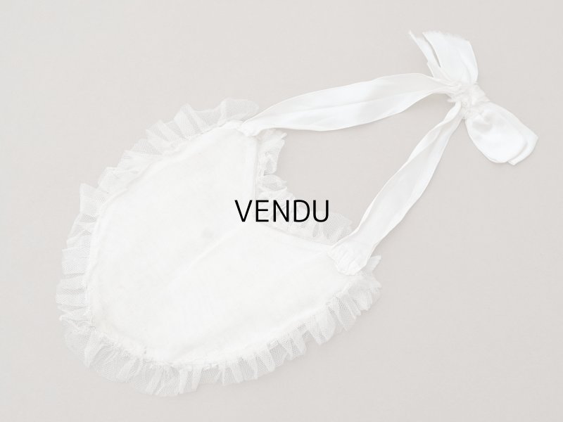 画像10: アンティーク 初聖体のオモニエール オフホワイト