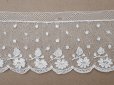 画像13: 19世紀 未使用 アンティーク アランソンレース 花模様 3.3m 6cm幅 ニードルレース
