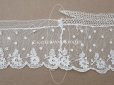画像14: 19世紀 未使用 アンティーク アランソンレース 花模様 3.3m 6cm幅 ニードルレース