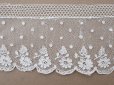画像17: 19世紀 未使用 アンティーク アランソンレース 花模様 3.3m 6cm幅 ニードルレース