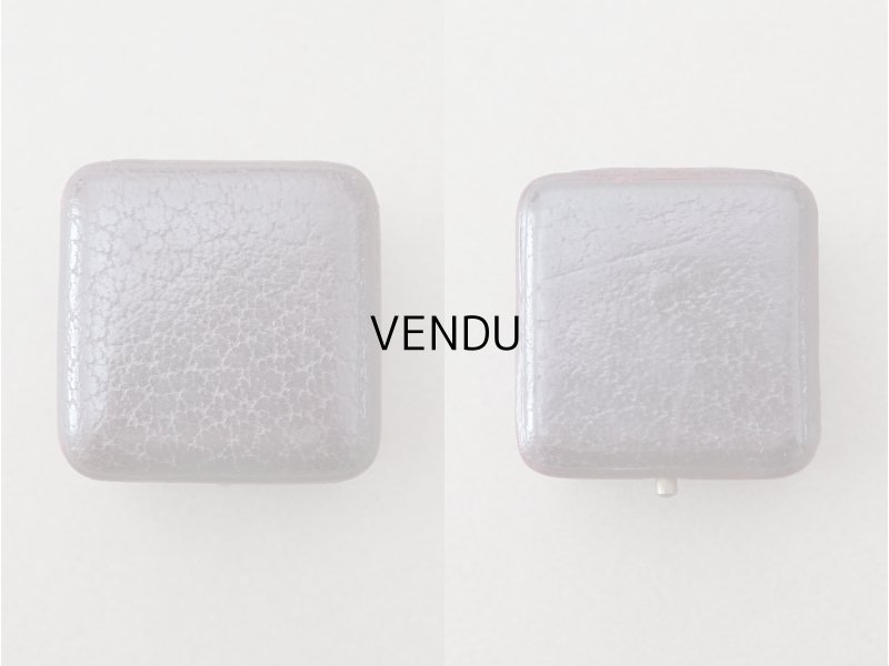 画像7: アンティーク 本革製 リングボックス ブラウン & ボルドー ジュエリーボックス